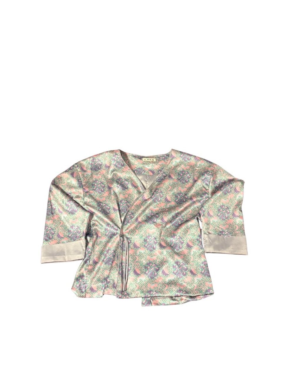 Jiuyuemumian Neo-Chinese Style Velvet Satin Jacket